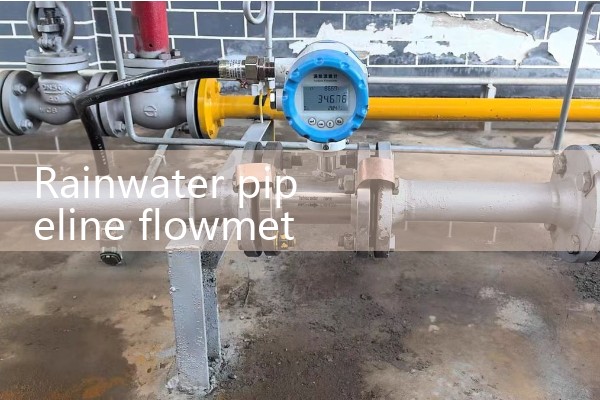 Rainwater pipeline flowmeter