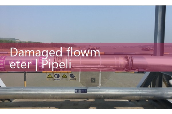 Flow meter damaged