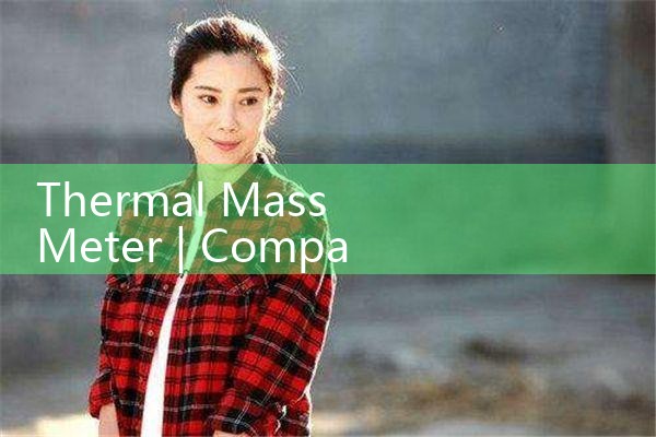 thermal mass meter|rotameter flow meter