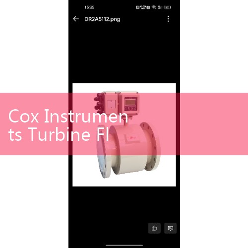 Cox Instruments Turbine Flow Meter: High Accuracy Aviation Fuel Probes